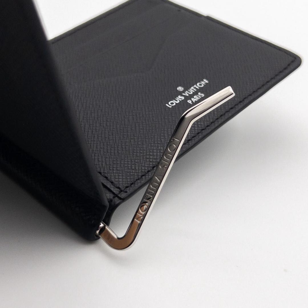【超極美品】ルイヴィトン　ポルトフォイユパンス　タイガ　マネークリップ　黒