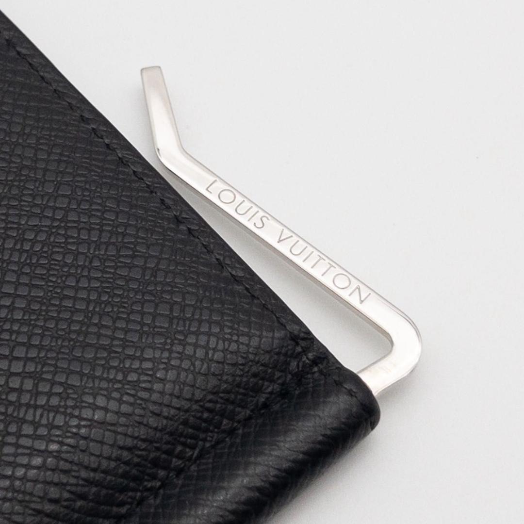 【超極美品】ルイヴィトン　ポルトフォイユパンス　タイガ　マネークリップ　黒