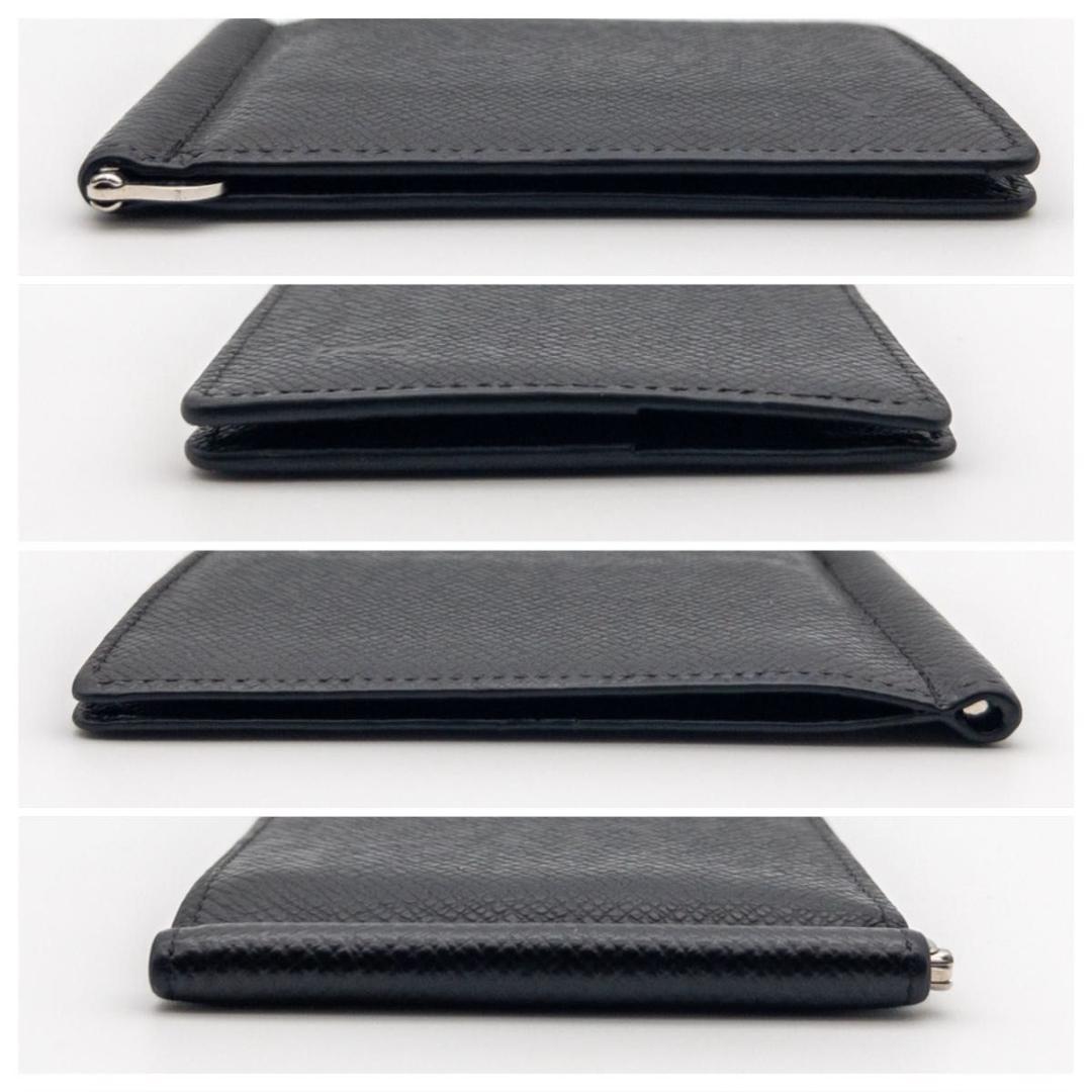 【超極美品】ルイヴィトン　ポルトフォイユパンス　タイガ　マネークリップ　黒