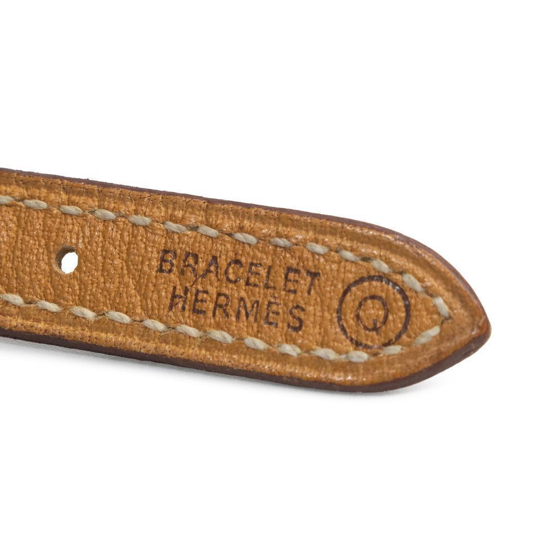 エルメス 腕時計 レディース クリッパー 白 ゴールド 茶色 高級 スリム ロゴ