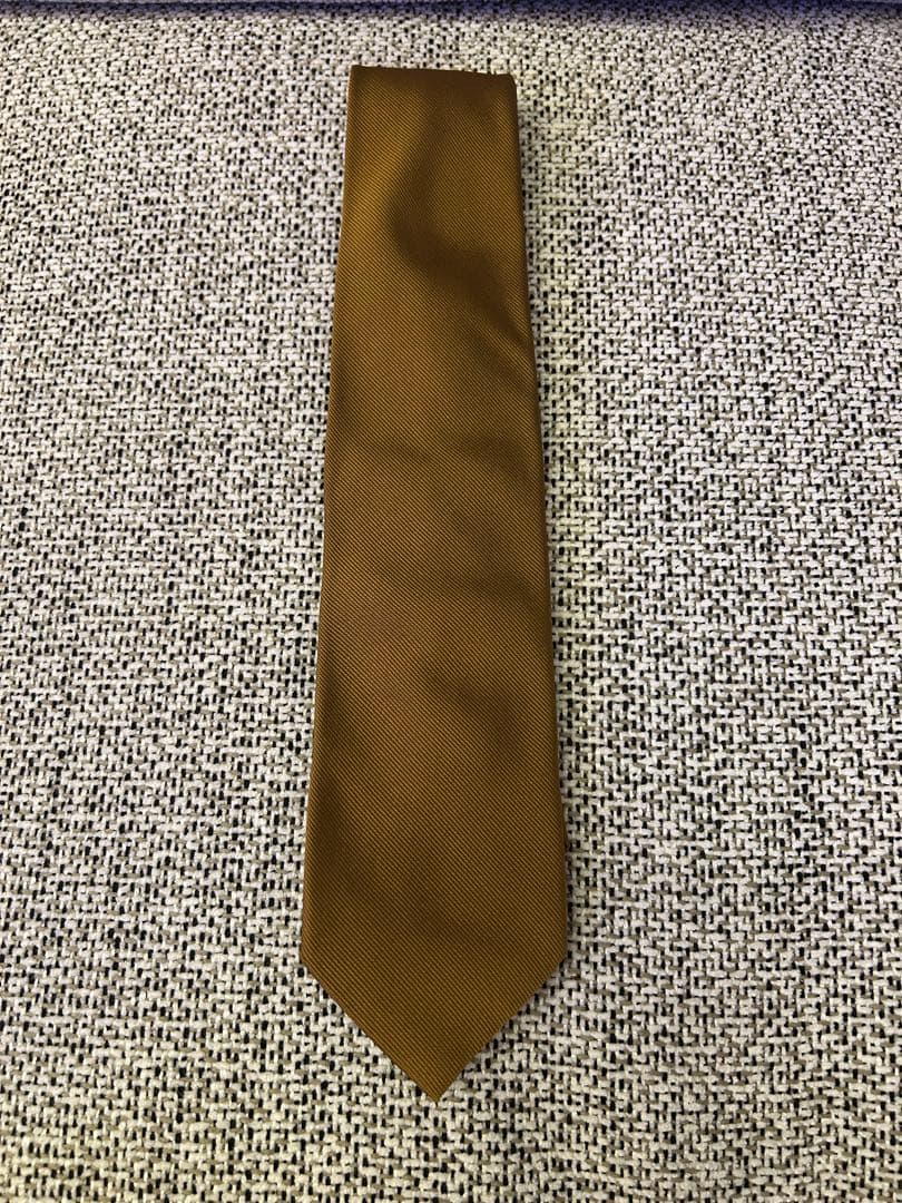 E.Marinella マリネッラ　シルクネクタイ　キャメル