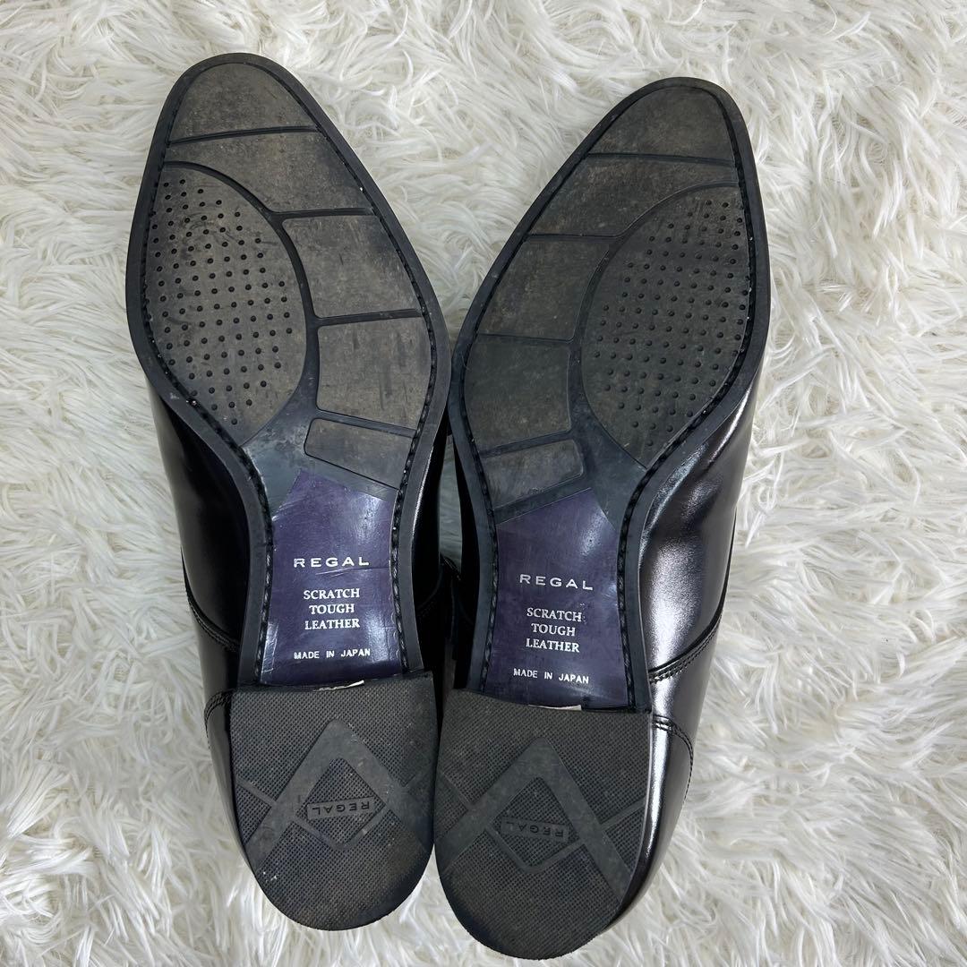 リーガル 37TR ダブルモンクストラップ　レザー　ビジネスシューズ　革靴