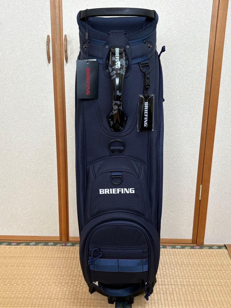 未使用)ブリーフィング キャディバッグ 25年モデル CR-5#04 ネイビー