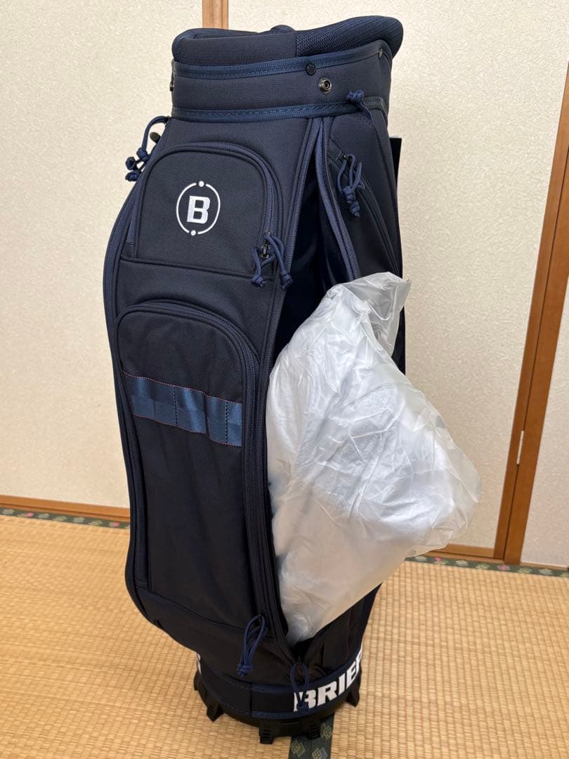 未使用)ブリーフィング キャディバッグ 25年モデル CR-5#04 ネイビー