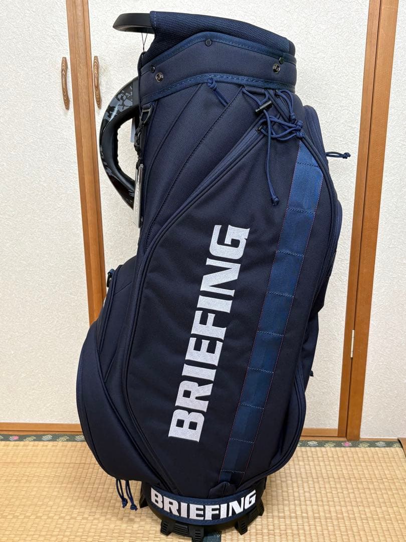 未使用)ブリーフィング キャディバッグ 25年モデル CR-5#04 ネイビー