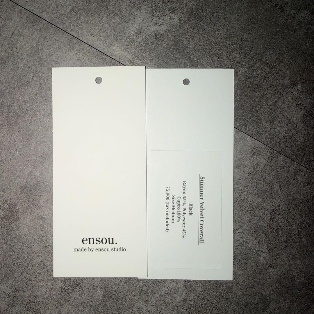 【新品未使用】Ensou. summer velvet coverall