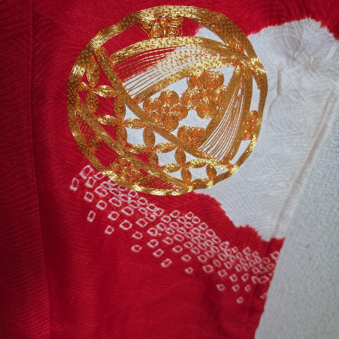 No18 正絹 　女の子お祝い着物　産着　長襦袢付き　七五三