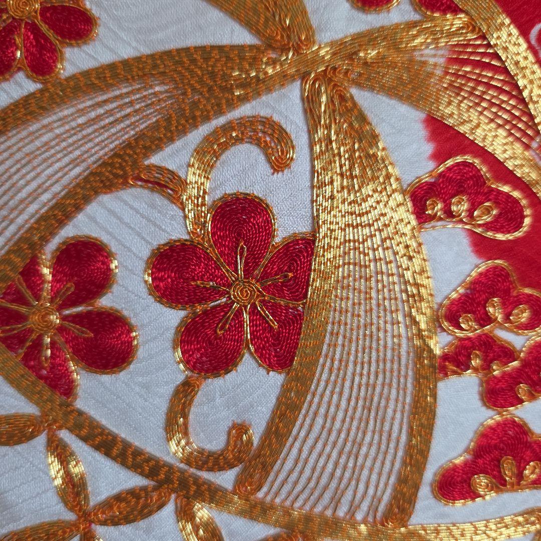 No18 正絹 　女の子お祝い着物　産着　長襦袢付き　七五三