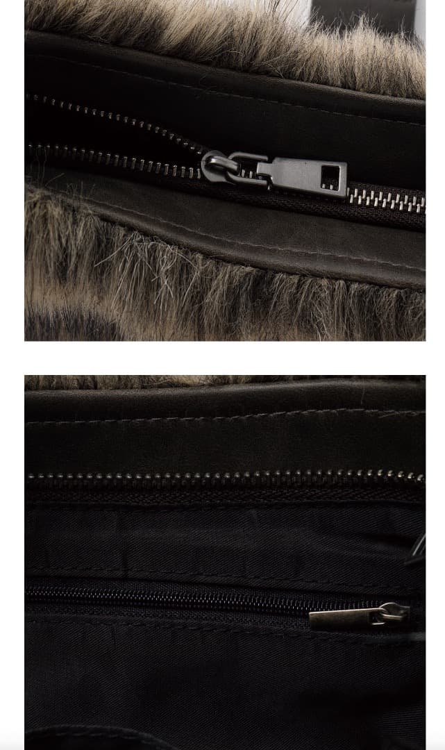 oinimiくまちゃん ふわふわ 腋下バッグ ワンショルダー 韓国カジュアル