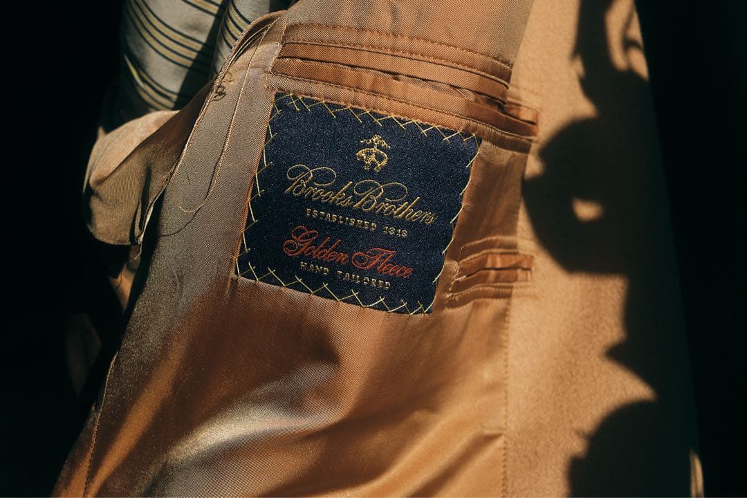 ロロピアーナ×ブルックスブラザーズ テーラードUSA製 カシミヤ100%