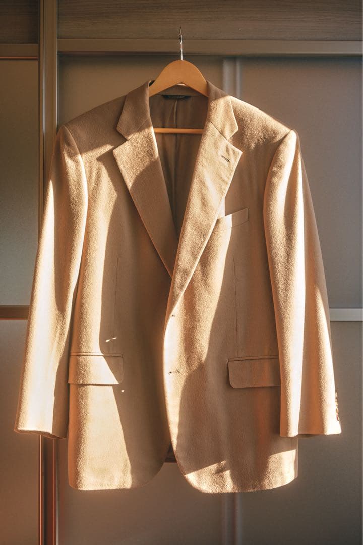 ロロピアーナ×ブルックスブラザーズ テーラードUSA製 カシミヤ100%