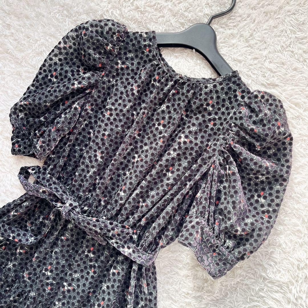 完売品 2025 CORCOVADO フラワーオパールパフスリーブドレス