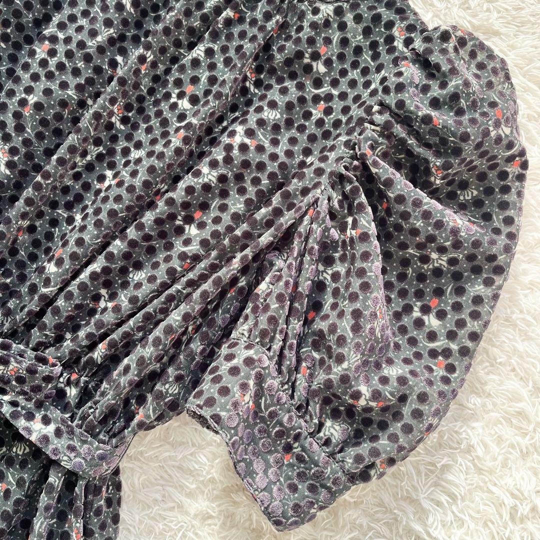 完売品 2025 CORCOVADO フラワーオパールパフスリーブドレス