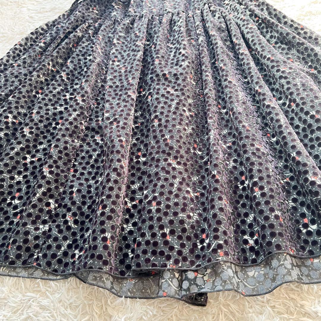 完売品 2025 CORCOVADO フラワーオパールパフスリーブドレス