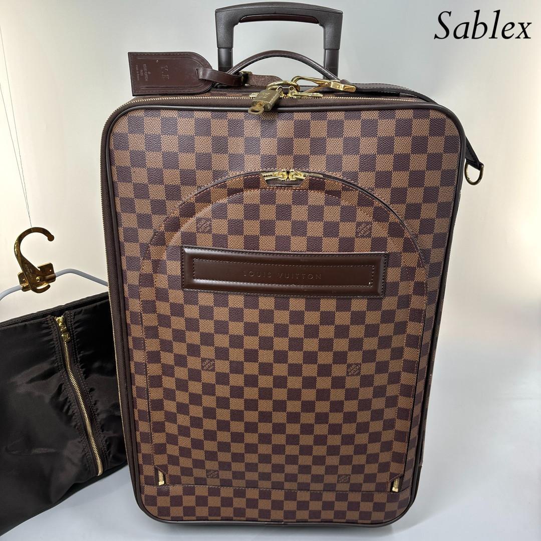 ■極美品■ルイヴィトン■ダミエ ペガス 55 N23294 レザー スーツケース