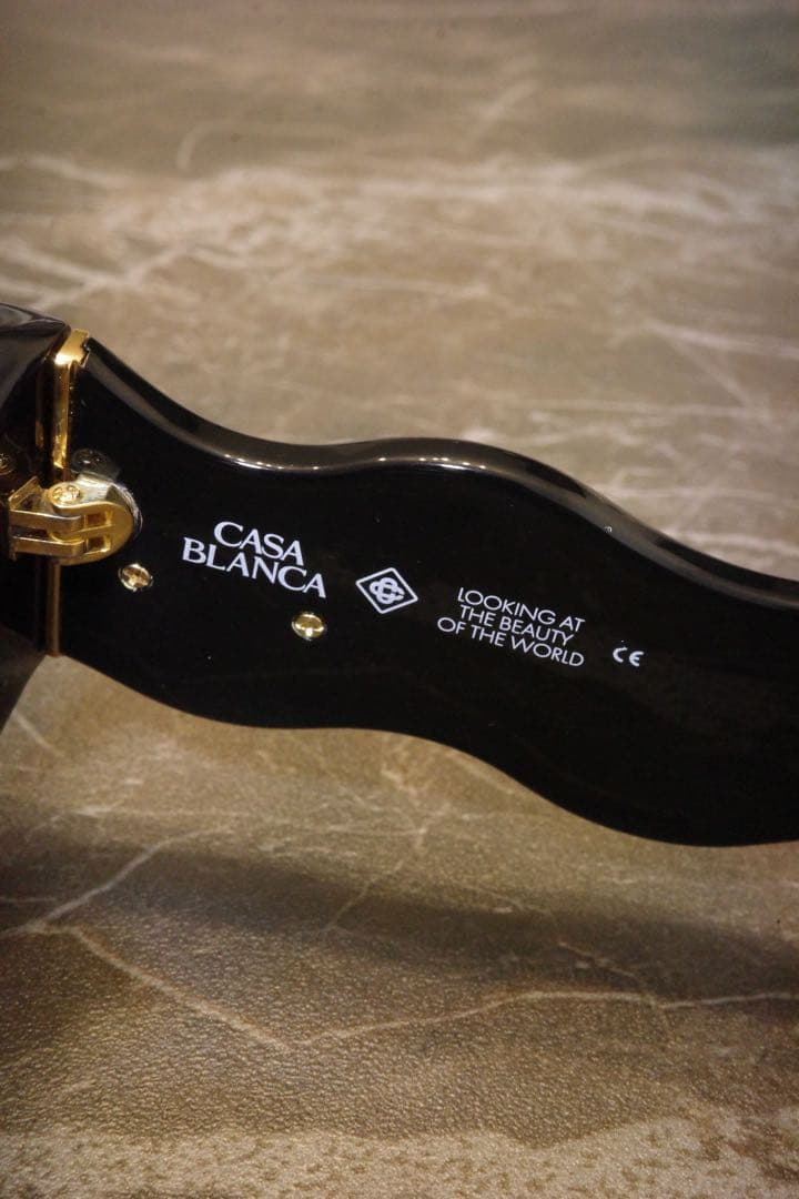 Casablanca WAVE サングラス セルフレーム ブラック