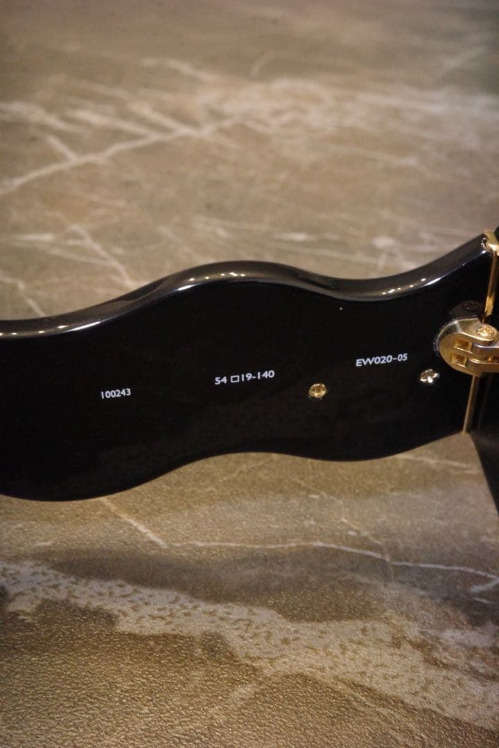 Casablanca WAVE サングラス セルフレーム ブラック