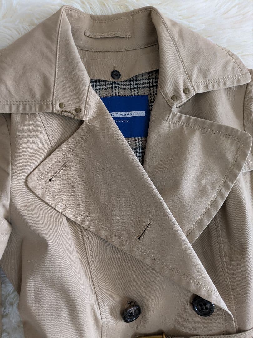 【美品✨】バーバリー2wayブルーレーベル　ライナー付　トレンチコート