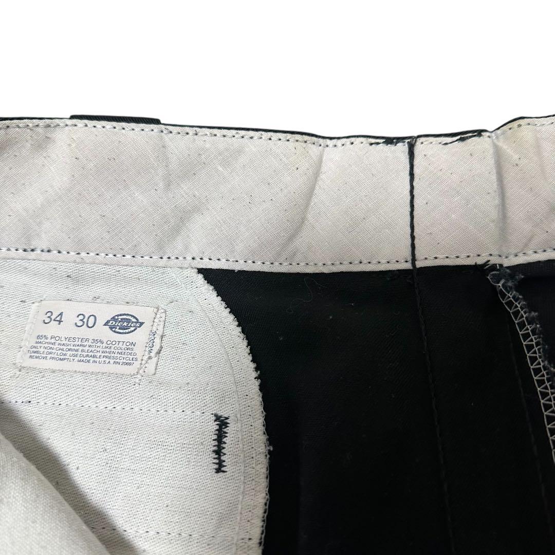 80s USA製 Dickies ディッキーズ TALON ダークネイビー 34