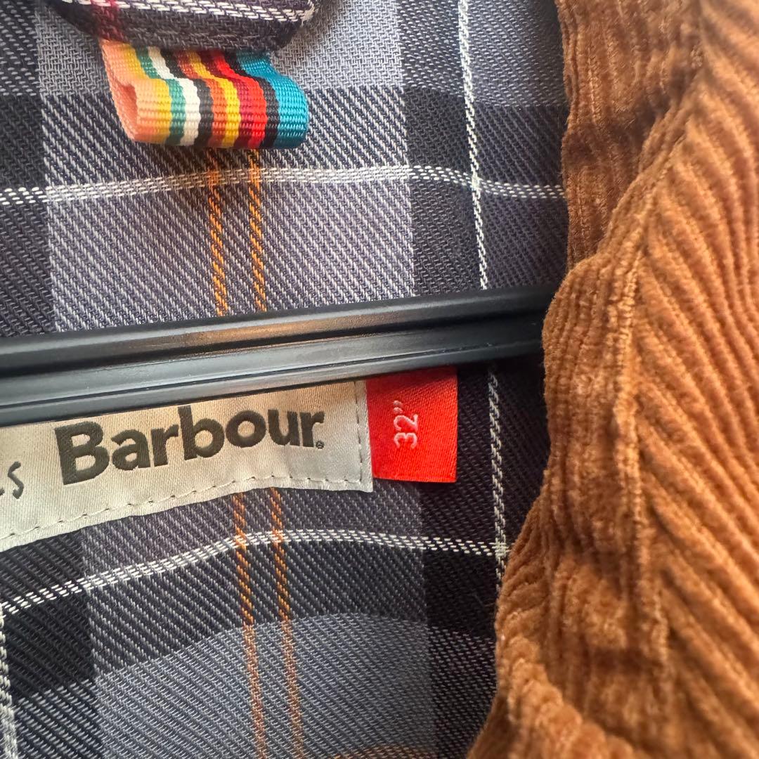 PaulSmith×Barbourトランスポート ピーチスキン 32 キャメル