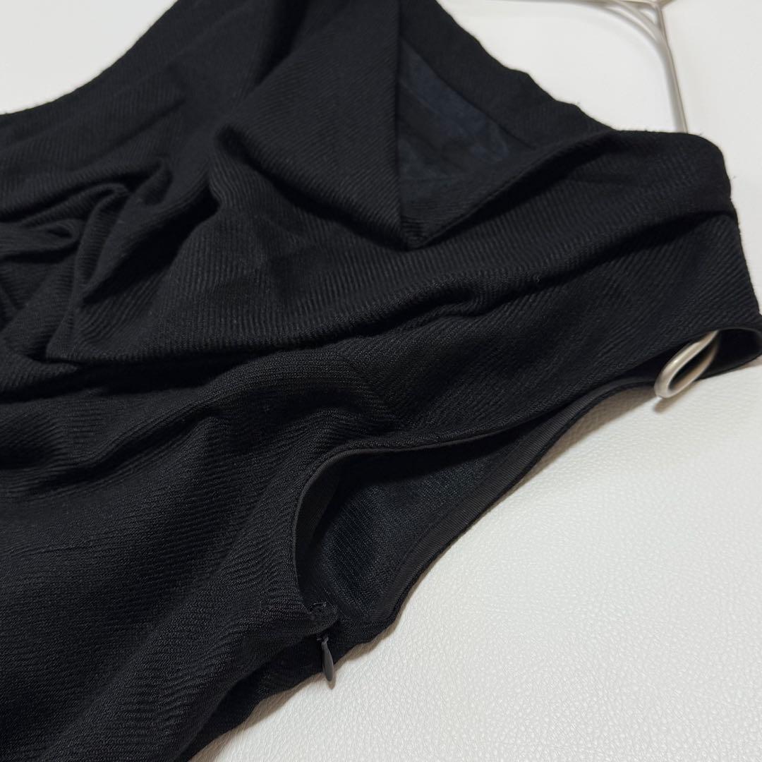 美品 90s トリコ コムデギャルソン 変形デザイン ドレープ マキシワンピース