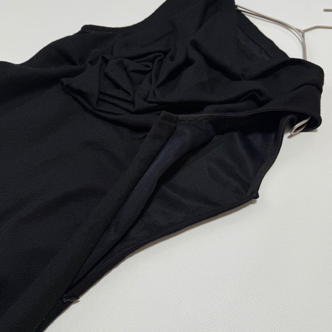 美品 90s トリコ コムデギャルソン 変形デザイン ドレープ マキシワンピース