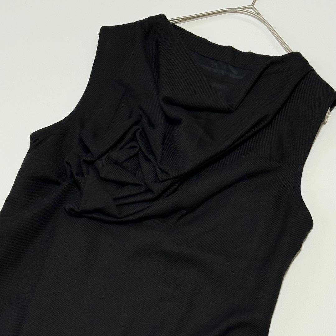 美品 90s トリコ コムデギャルソン 変形デザイン ドレープ マキシワンピース