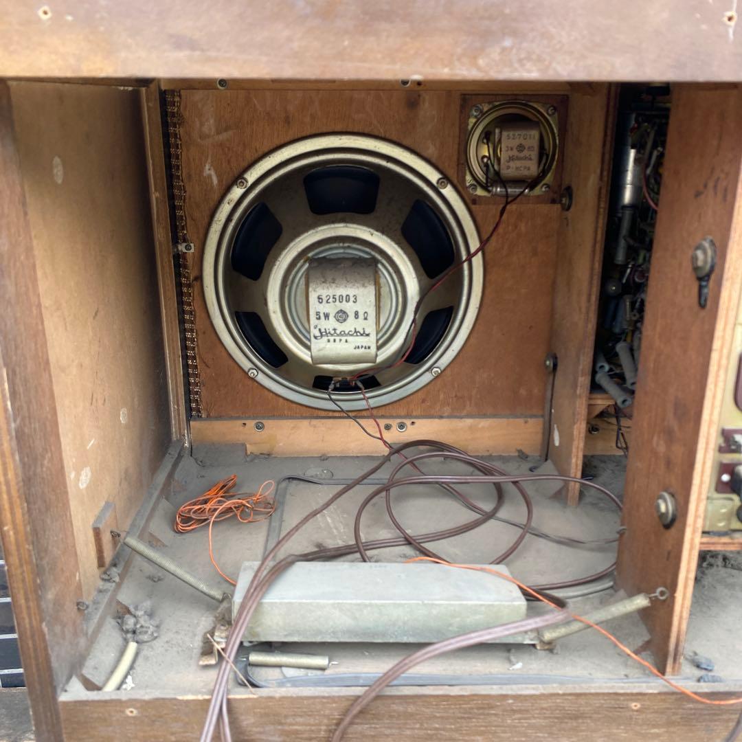 日立 昭和レトロ ミッドセンチュリー レコードプレーヤー インテリア