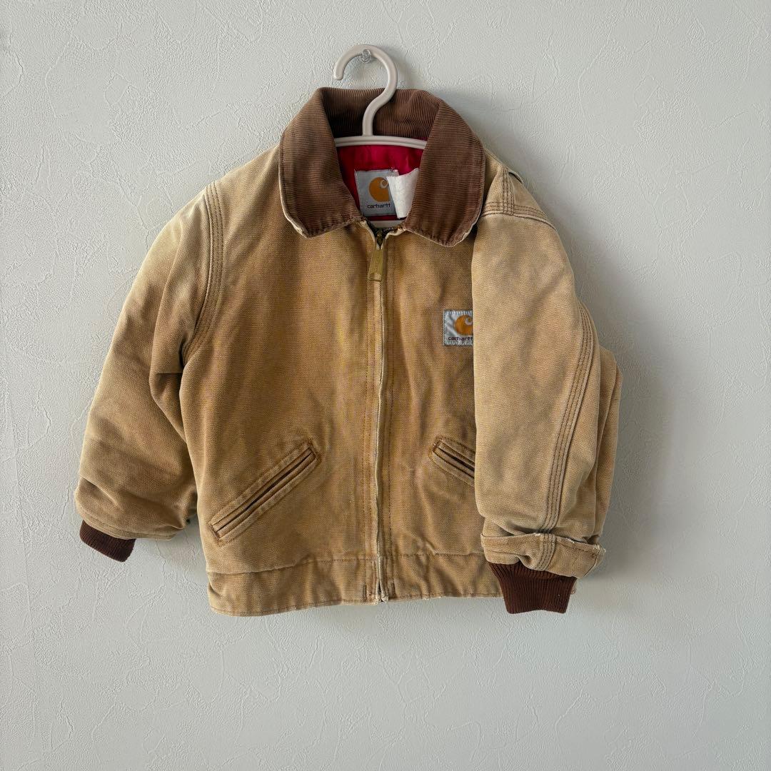 【カーハート】キッズ古着80s Carharttデトロイト ジャケット