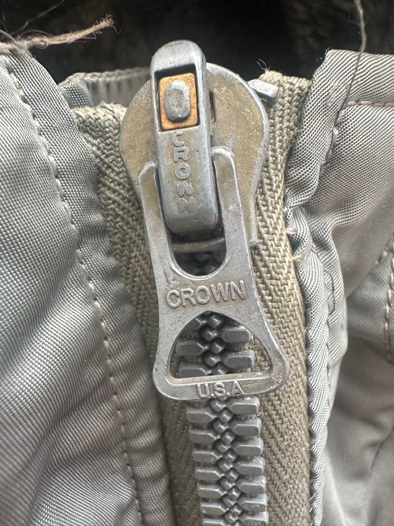 50s 黒タグ アルバートターナー N3B Small CROWNジッパー