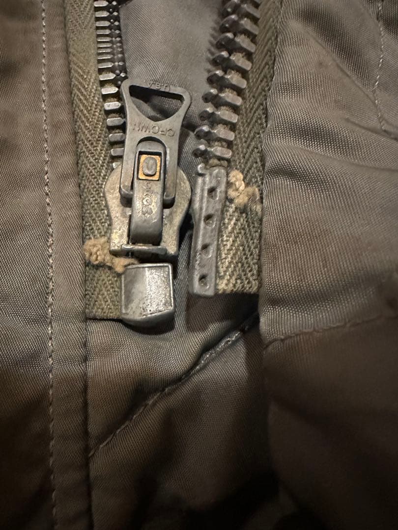 50s 黒タグ アルバートターナー N3B Small CROWNジッパー