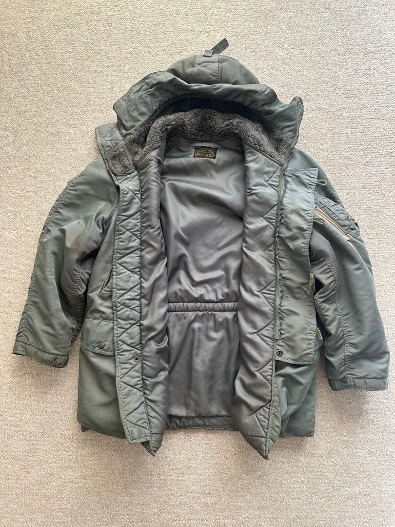 50s 黒タグ アルバートターナー N3B Small CROWNジッパー