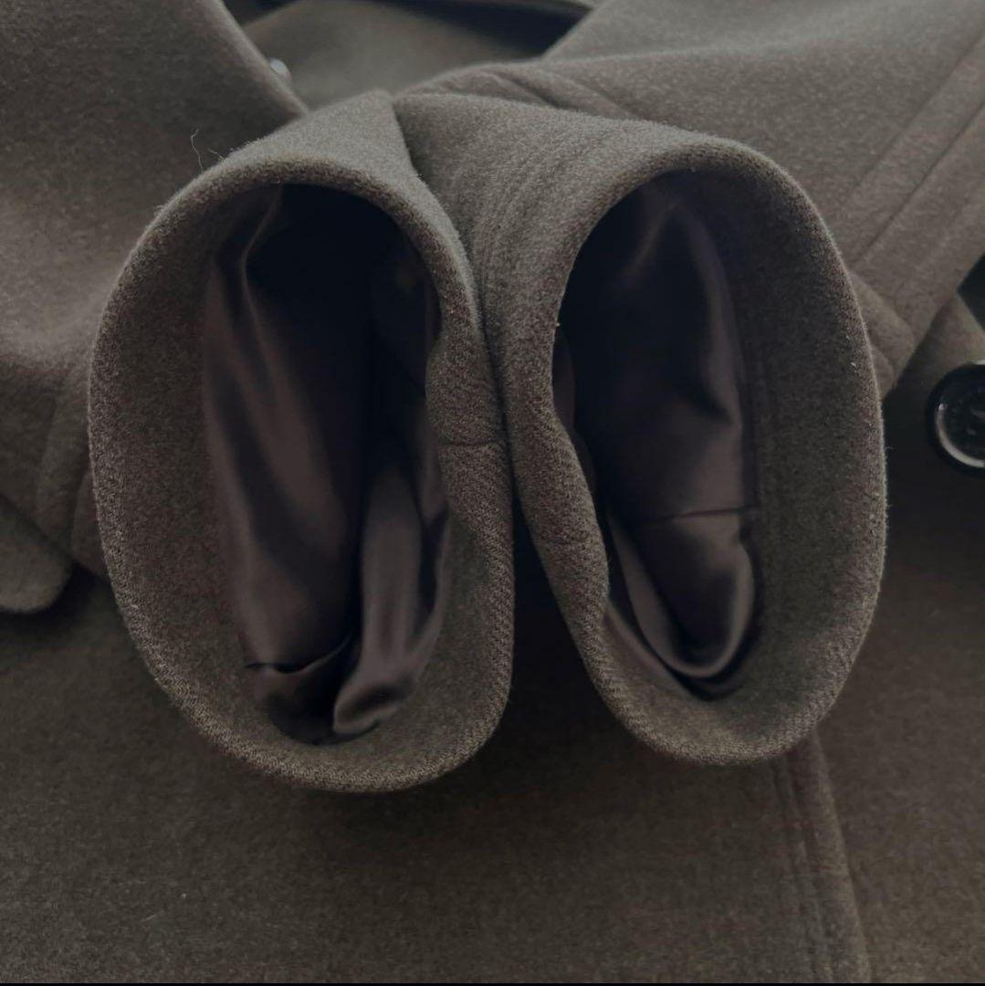 【みどり】訳あり BURBERRY バーバリー ロンドンピーコート メンズ