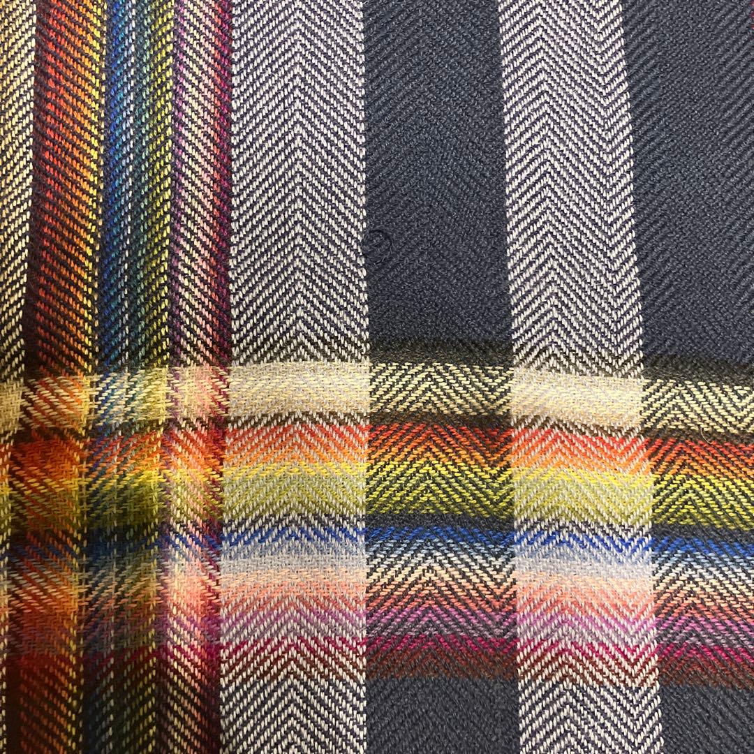 THE INOUE BROTHERS 大判アルパカマフラー　ネイビー ビームス