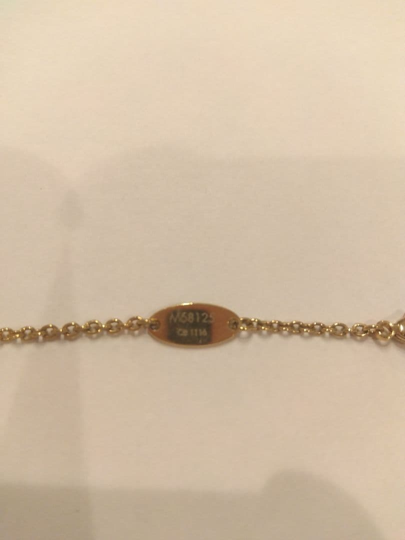 LOUIS VUITTON ゴールド ネックレス　モノグラムフラワーM68125