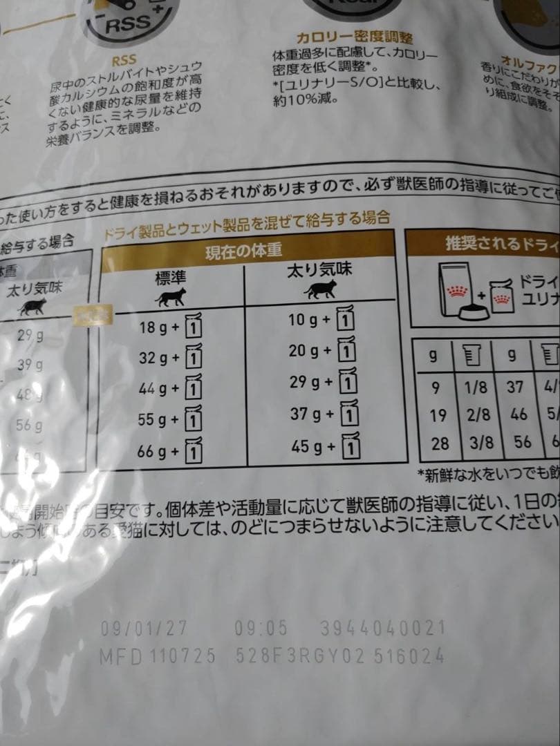 ロイヤルカナン ユリナリーS O オルファクトリーライト 猫　4kg×4