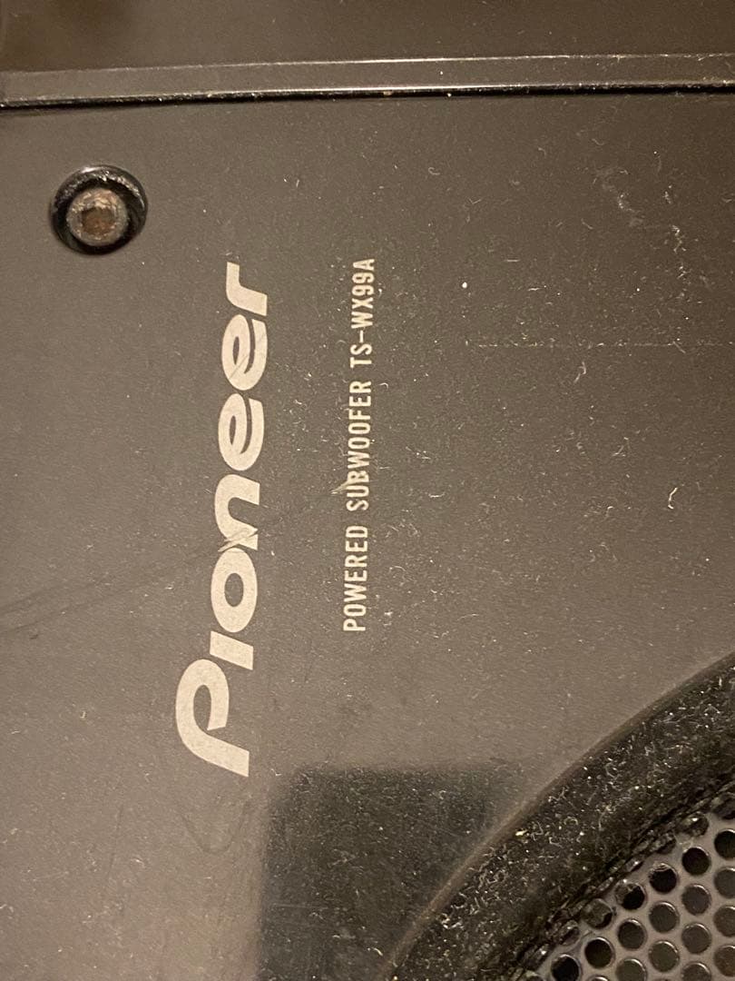 カロッツェリア ウーファー　TS-WX99A 500w サブウーファー