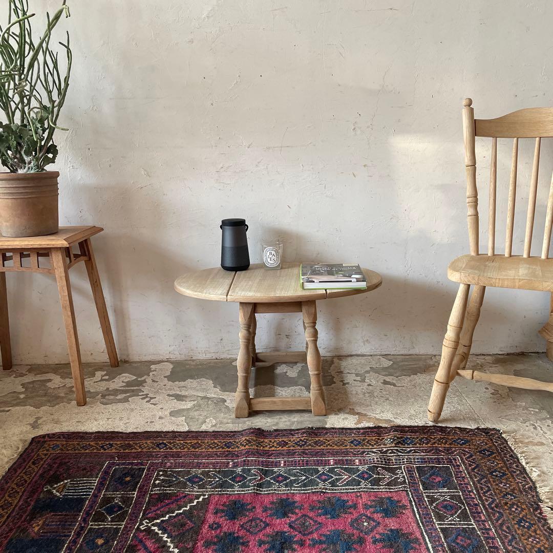 ビンテージ ドロップリーフテーブル ドロップサイドテーブル　剥離