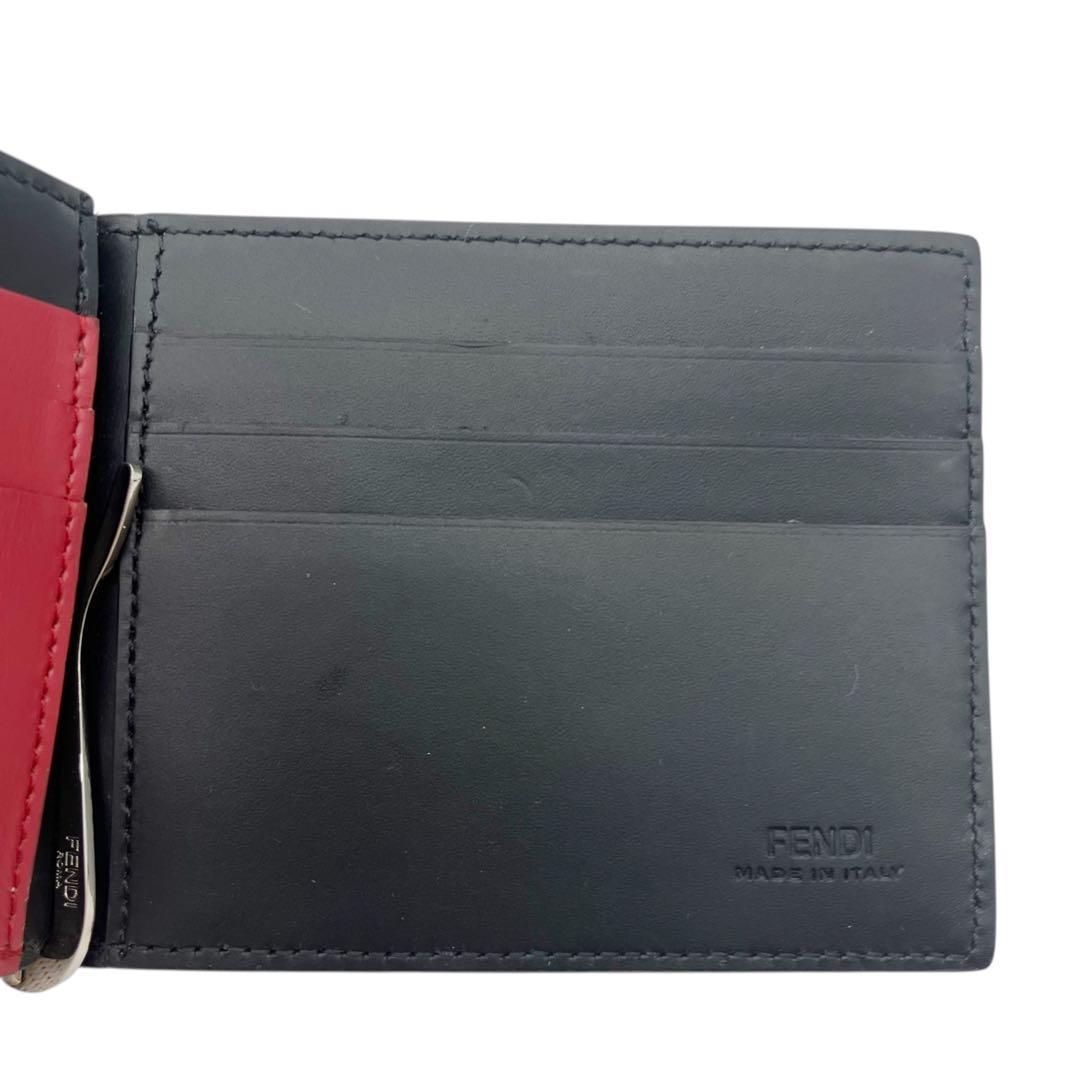 ⭐️美品⭐️ フェンディ 7M0281 ズッカ マネークリップ カードホルダー
