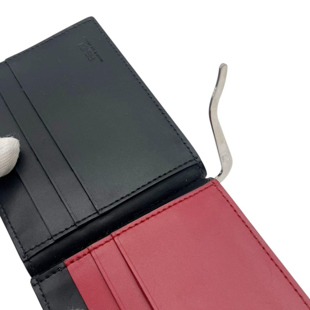⭐️美品⭐️ フェンディ 7M0281 ズッカ マネークリップ カードホルダー