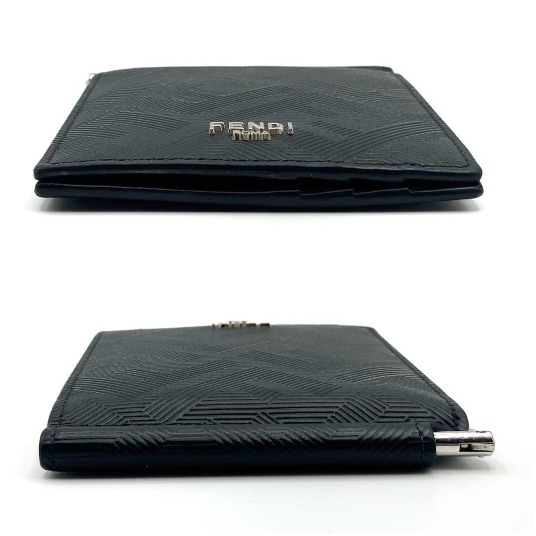 ⭐️美品⭐️ フェンディ 7M0281 ズッカ マネークリップ カードホルダー