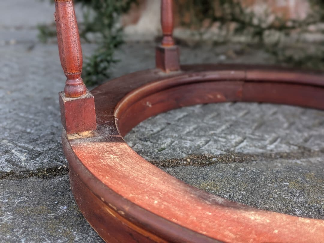 【古道具】木製 階段 オブジェ