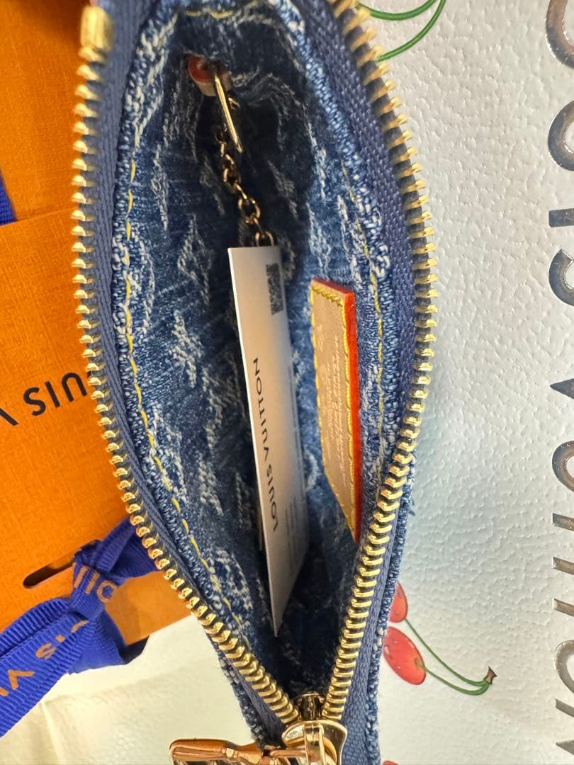 新品　LV × TM カードキーケース ポシェット・クレ　村上隆　ショッパー無し