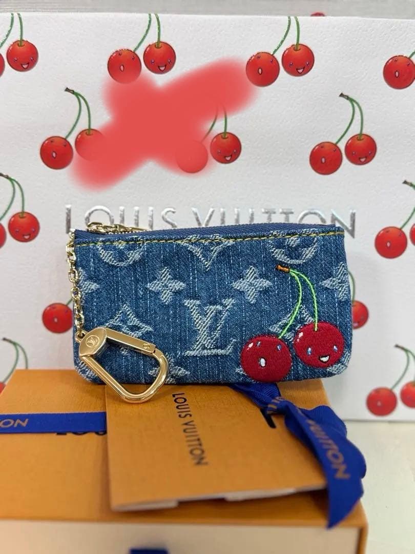新品　LV × TM カードキーケース ポシェット・クレ　村上隆　ショッパー無し
