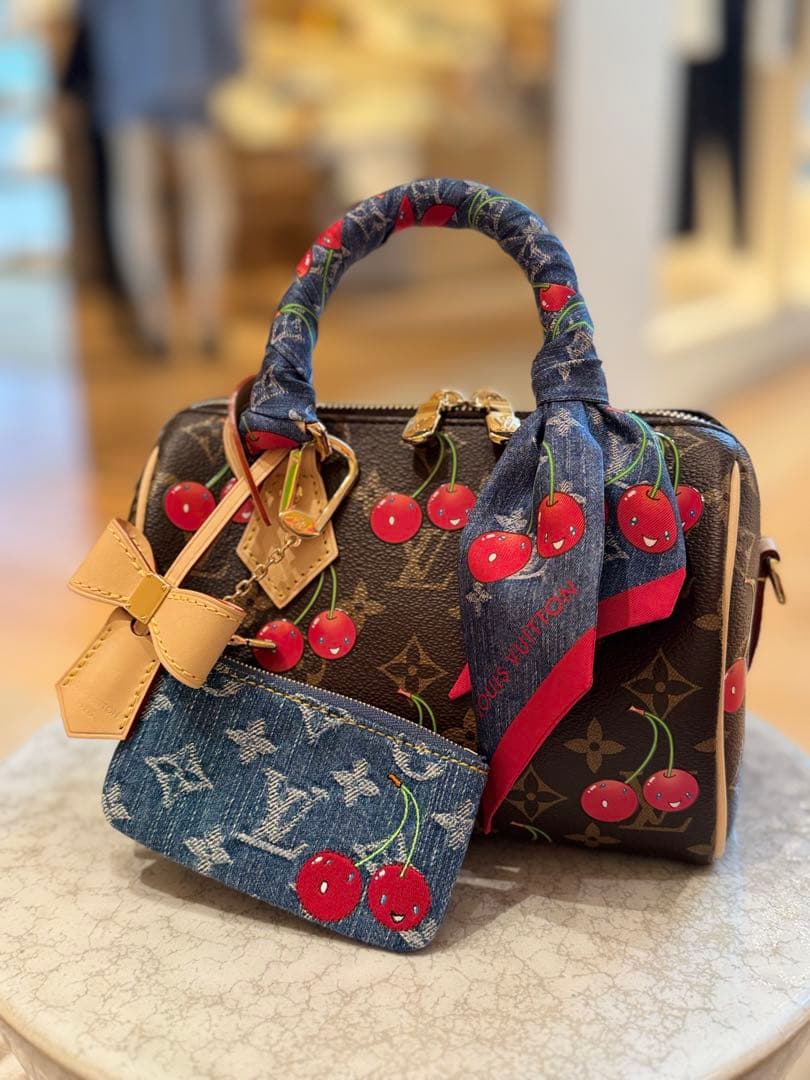 新品　LV × TM カードキーケース ポシェット・クレ　村上隆　ショッパー無し