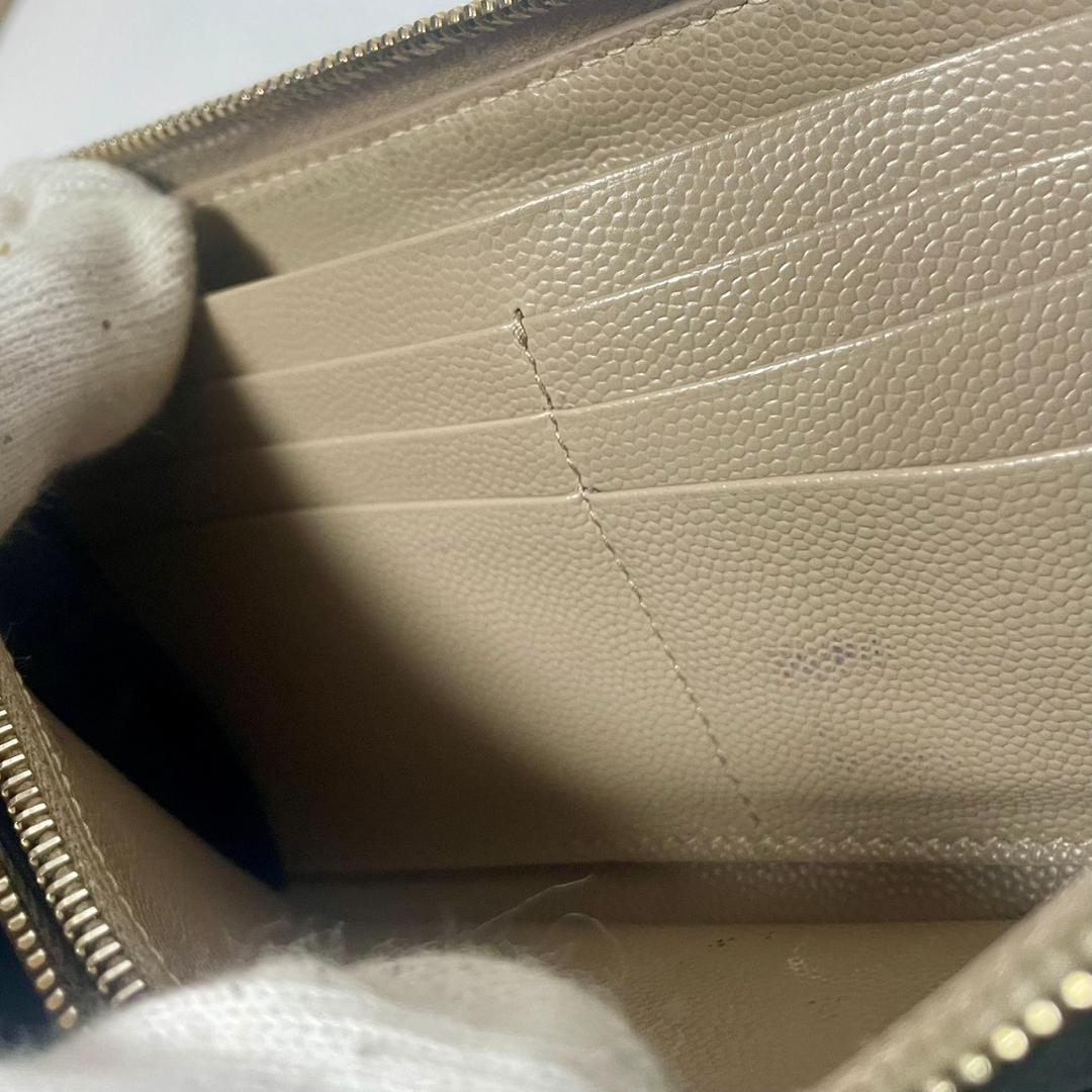 Saint Laurent サンローラン 長財布 フルジップ キルティング
