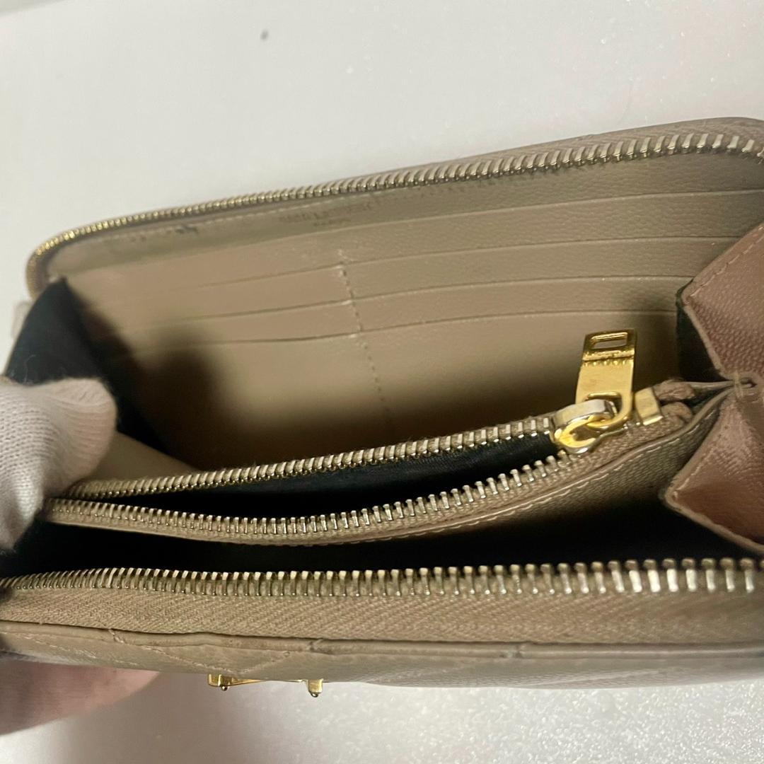 Saint Laurent サンローラン 長財布 フルジップ キルティング