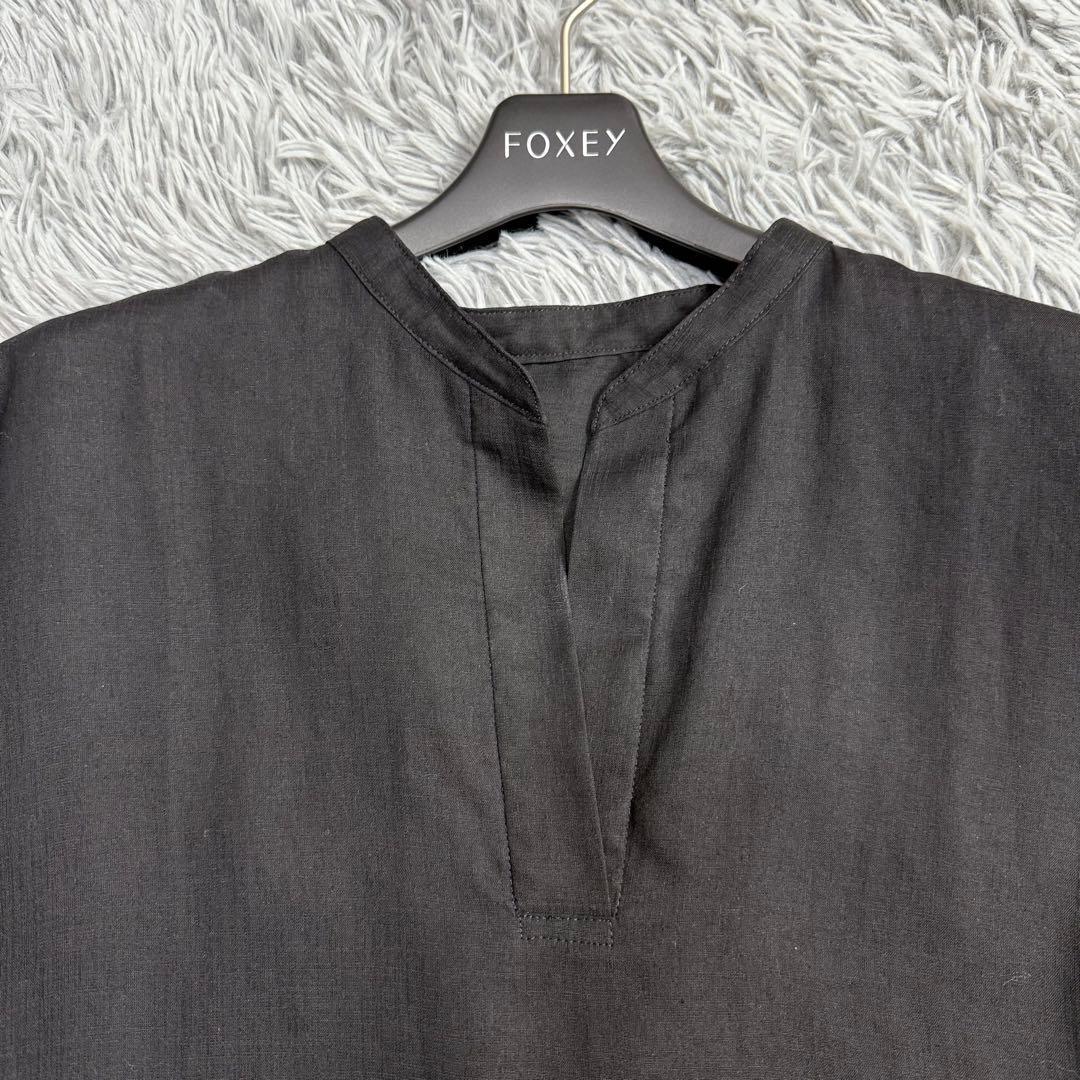 美品✨24SS ハウスオブロータス イソザイツカイワンピース リネン スキッパー