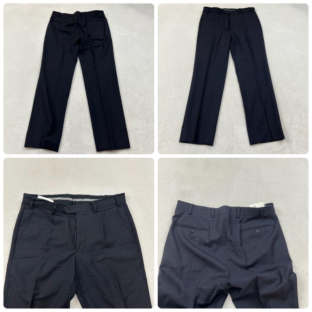 R87 M 48 アルマーニコレツォーニ ストライプ スーツ 上下 メンズ