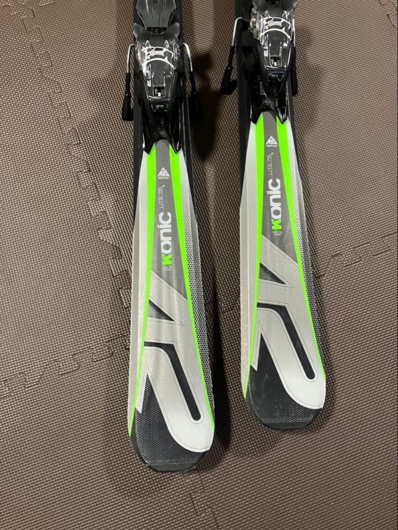 スキーセット (スキー板163cm ビンディング ブーツ28.0cm ストック)